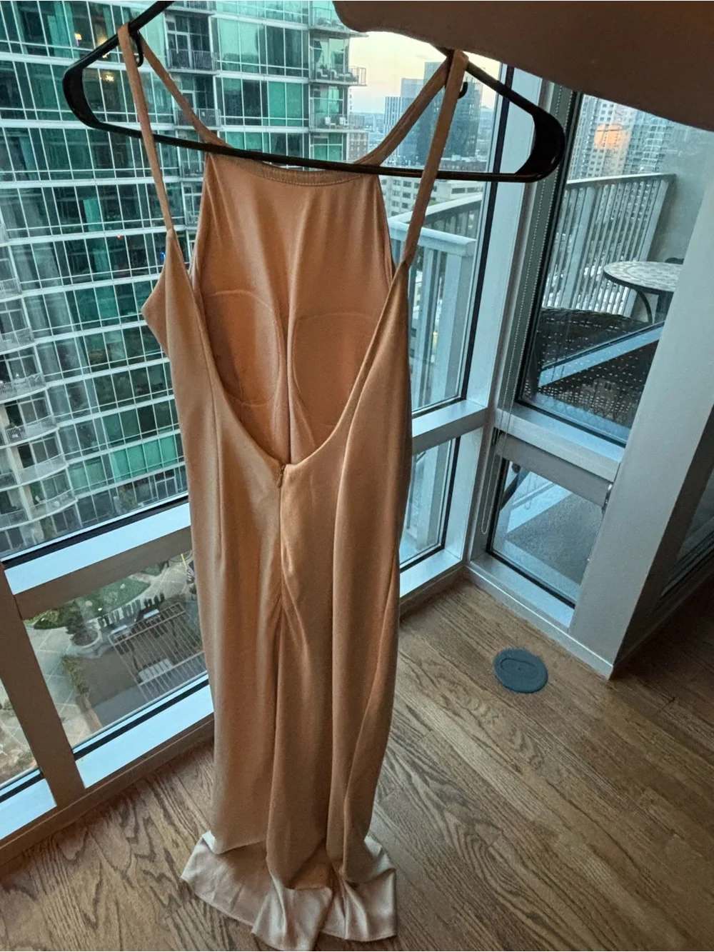 Calvin Klein Gold Evening Party Dress Small